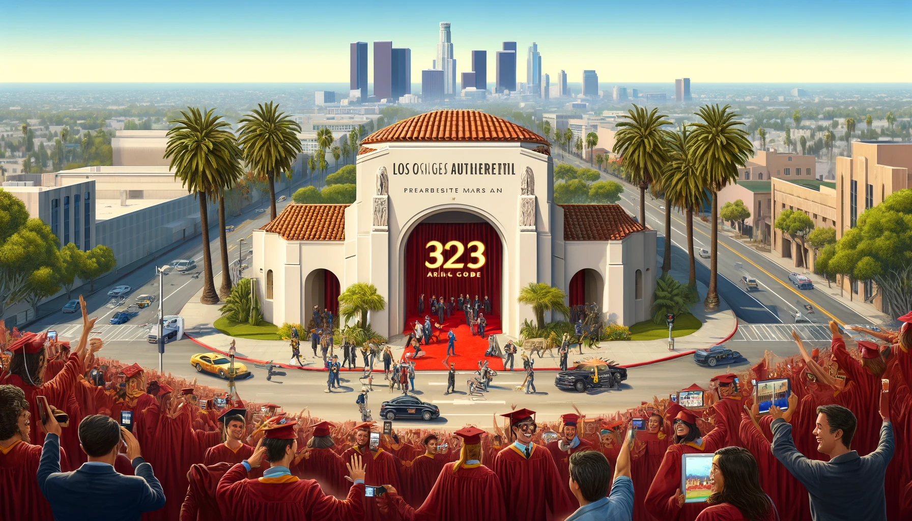 Iconic Landmarks of the 323 Area Code: USC and Shrine Auditorium