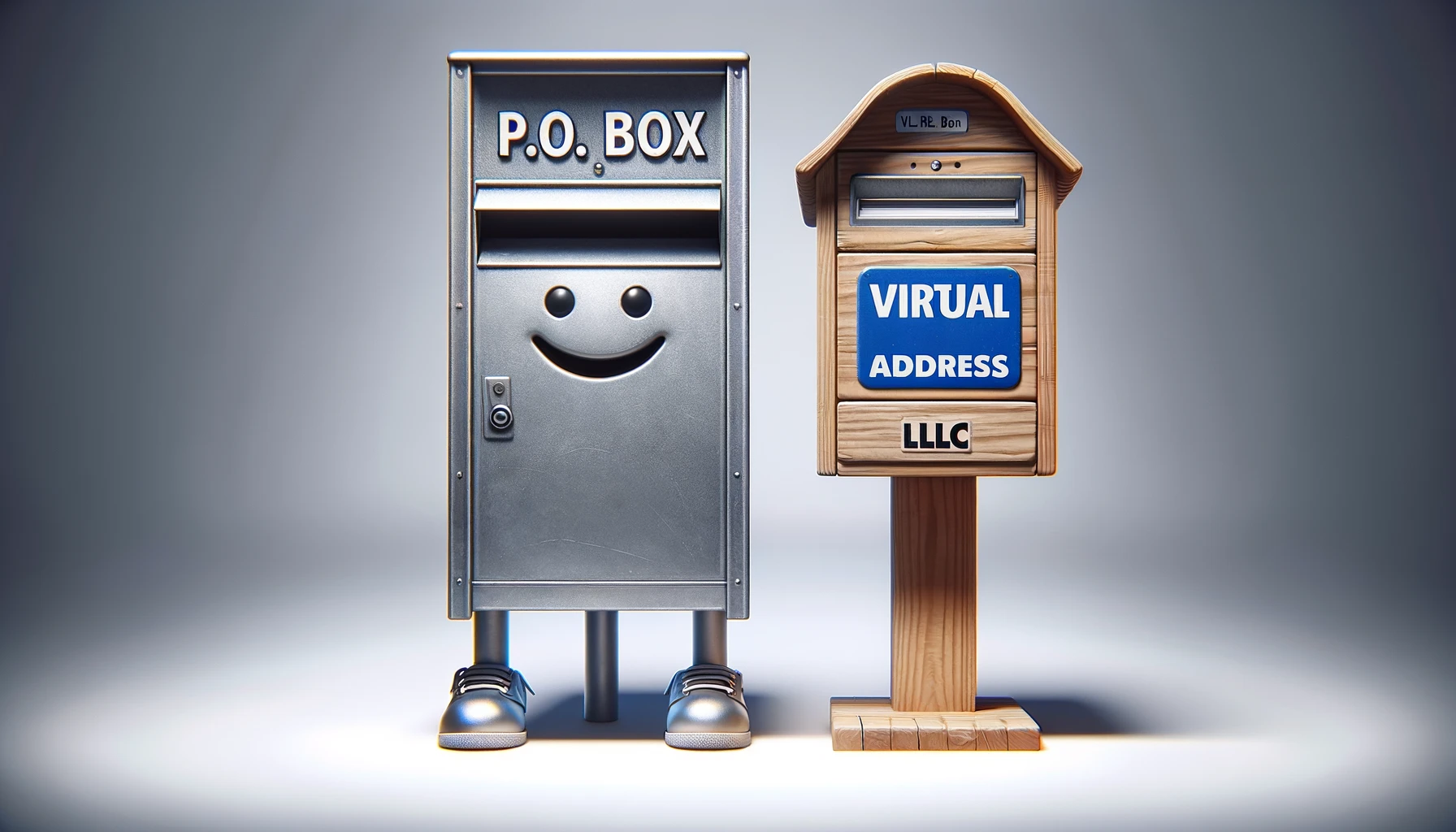 llc virtual address for business mail instead of physical street address 