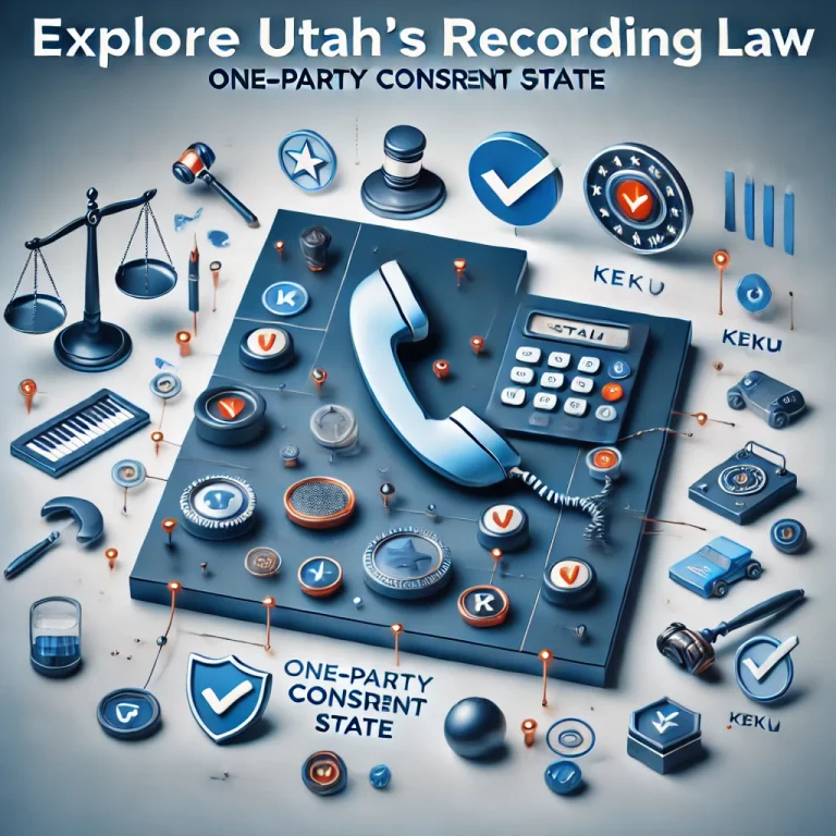 Utah Recording Law: One-Party Consent State
